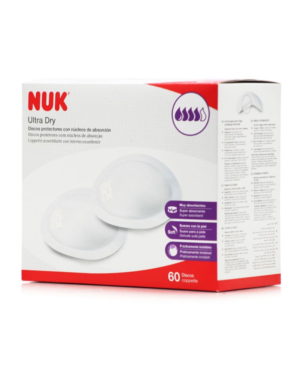 Nuk επιθέματα στήθους ultra dry 60τμχ - Nuk
