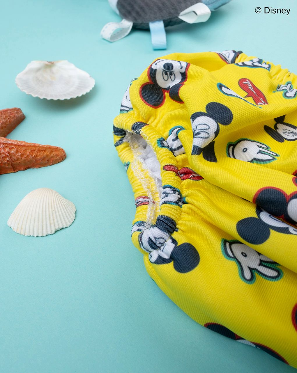 βρεφικό μαγιό πάνα κίτρινο με το mickey για αγόρι - Prénatal