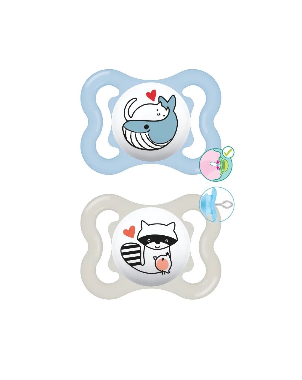 Mam πιπίλα supreme x2 σιλικόνη, 2-6m - Mam