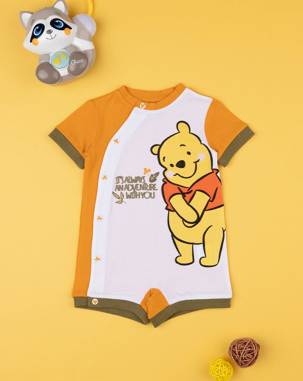 βρεφικό φορμάκι κοντό με το winnie για αγόρι - Prénatal