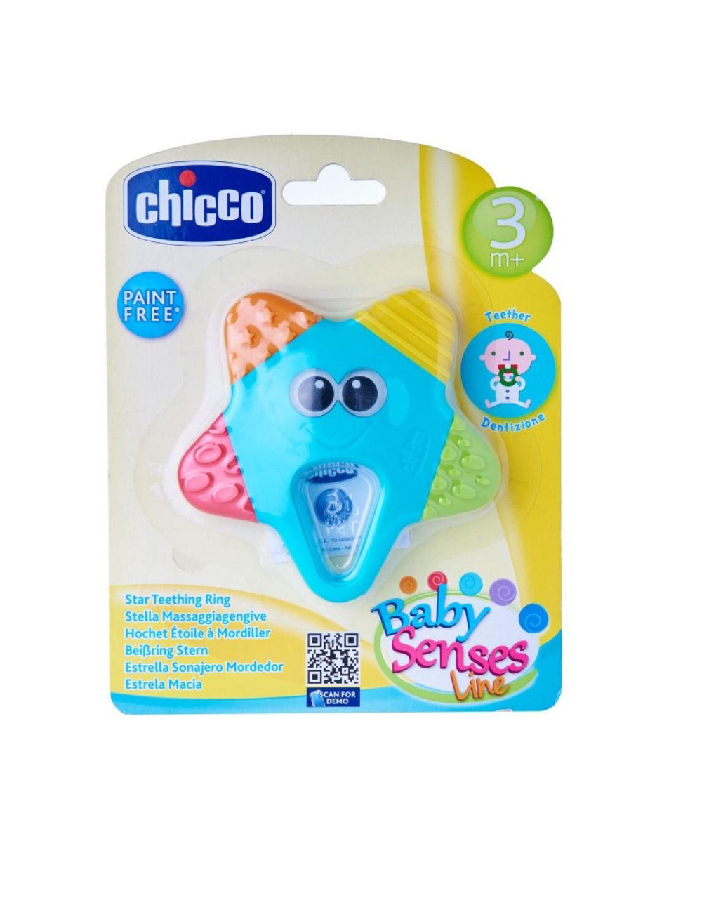 Chicco αστέρι οδοντοφυΐας 3m+ 1τμχ - Chicco