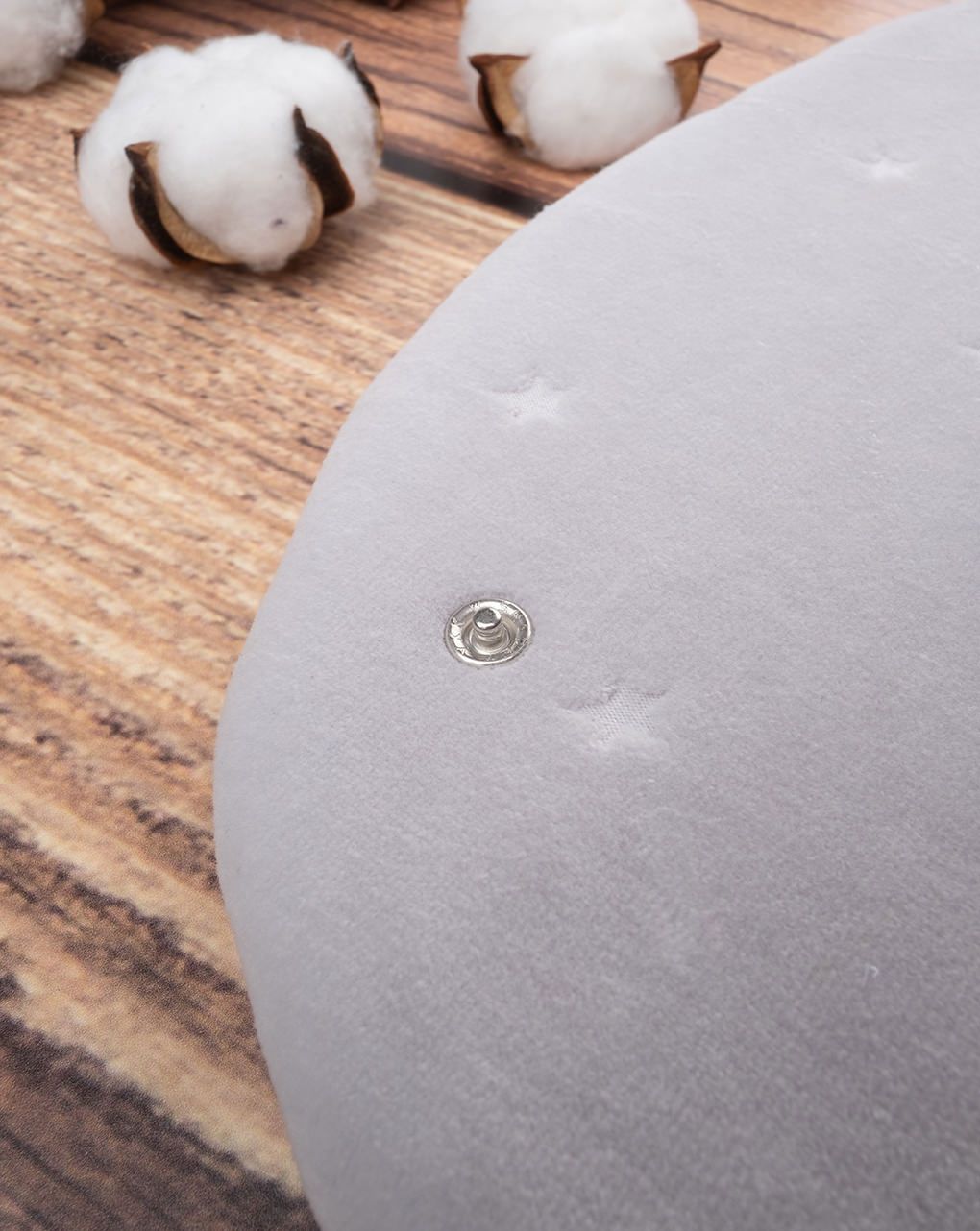 βρεφικός σενίλ αμάνικος χειμερινός υπνόσακος γκρι με αστεράκια 3.0 tog unisex - Prénatal