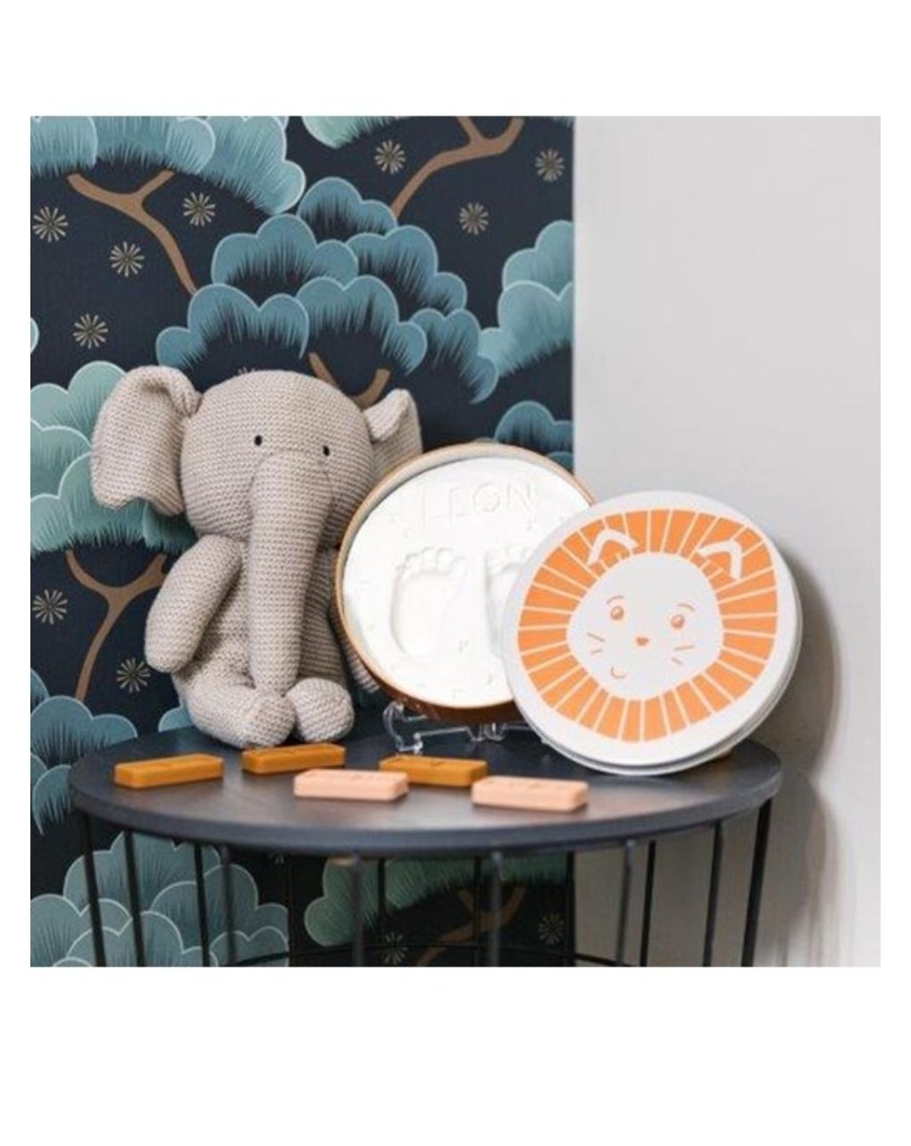 Baby art κουτί αποτύπωμα magic box lion - Baby Art