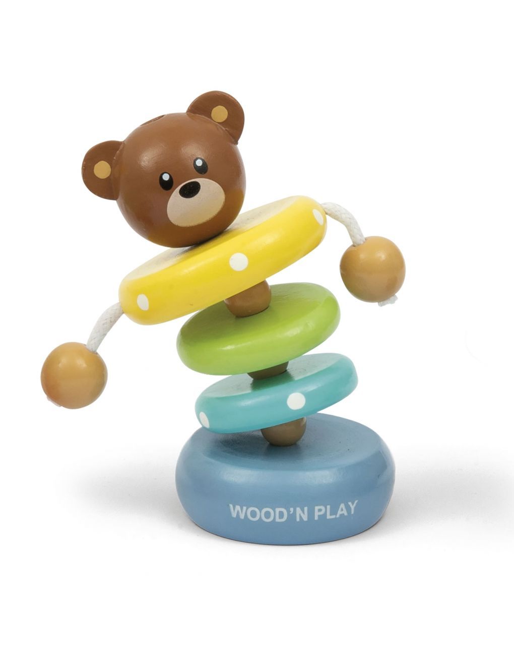 Wood’ n play ξύλινα αρθρωτά ζωάκια μίνι 5 σχέδια - Wood'N Play