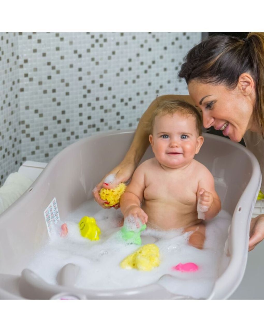 Ok baby μπανάκι μωρού onda evolution λευκό 0-12 μηνών - Okbaby