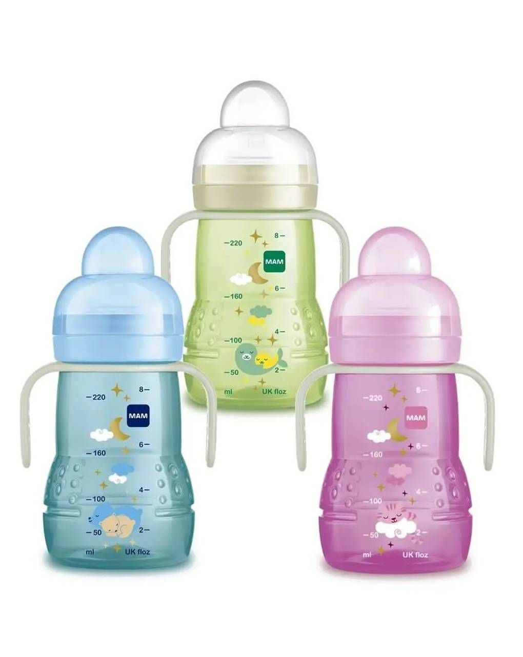 Mam μπιμπερό μετάβασης trainer+ night 220ml - Mam