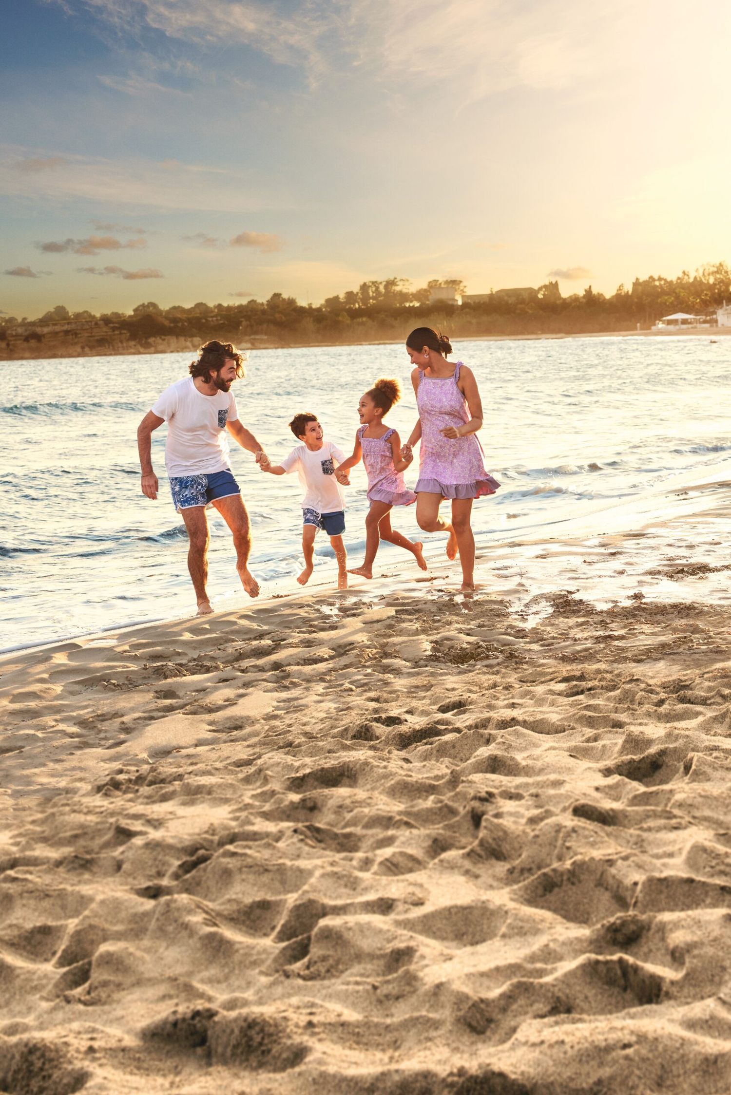 ανδρικό μαγιό boxer μπλε τρόπικαλ - Prénatal