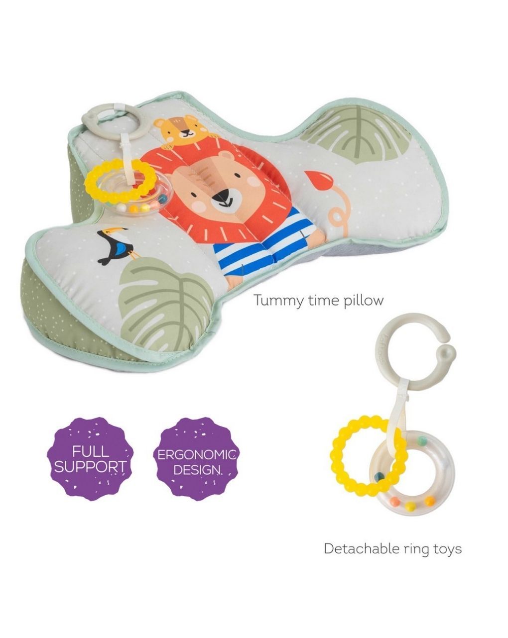 Taf toys μαξιλάρι δραστηριοτήτων savannah tummy t-12895 - Taf-toys