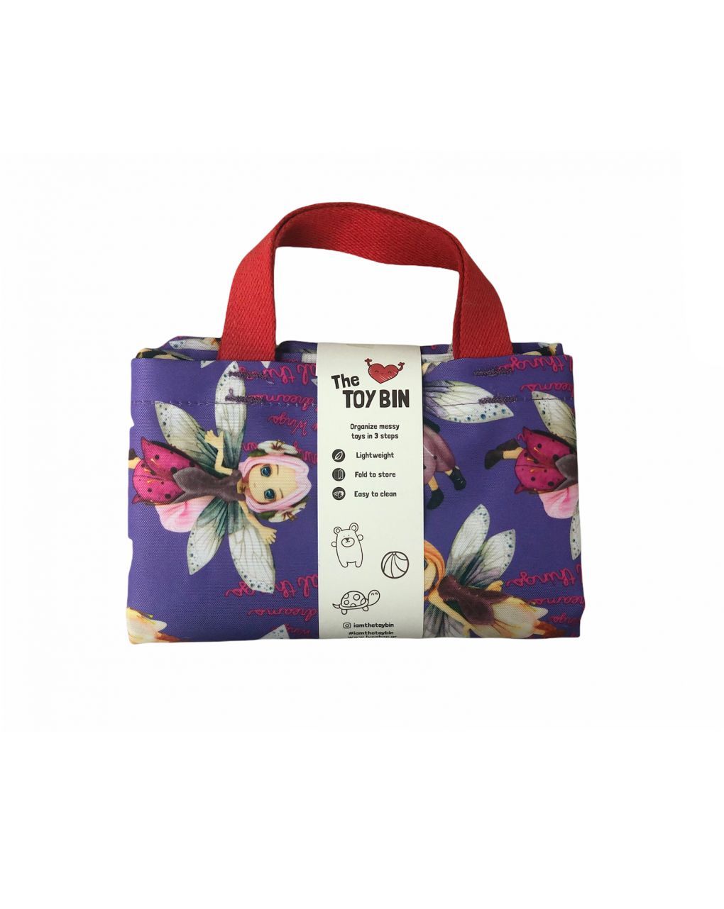 The toy bin μεγάλος σάκος αποθήκευσης παιχνιδιών any girls cc81108 - THE TOY BIN