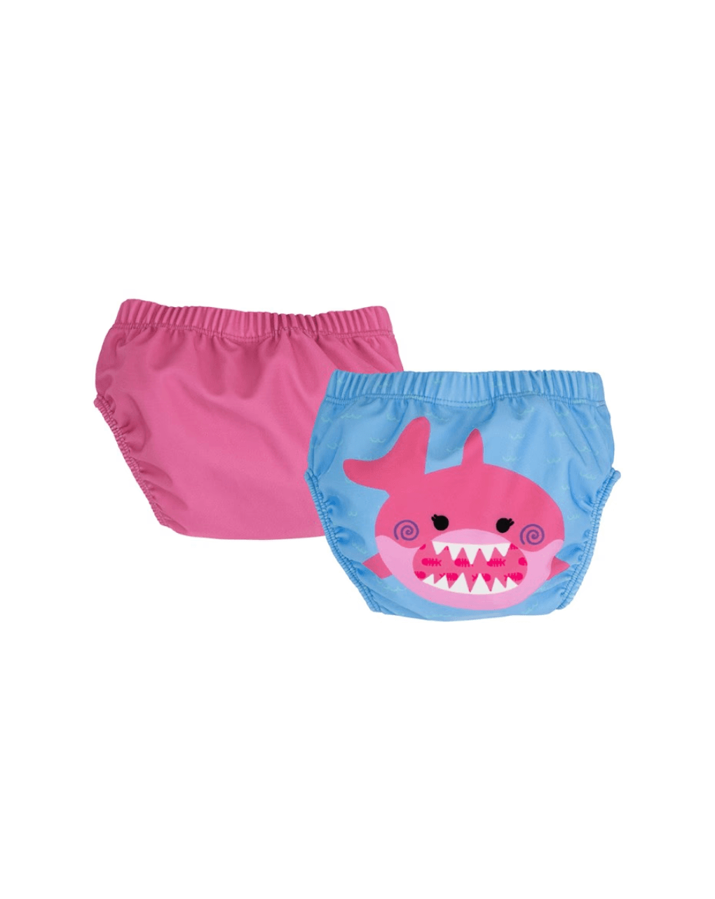 Zoocchini σετ μαγιό πάνα 2 τμχ pink shark upf50+ για κορίτσι - Zoocchini