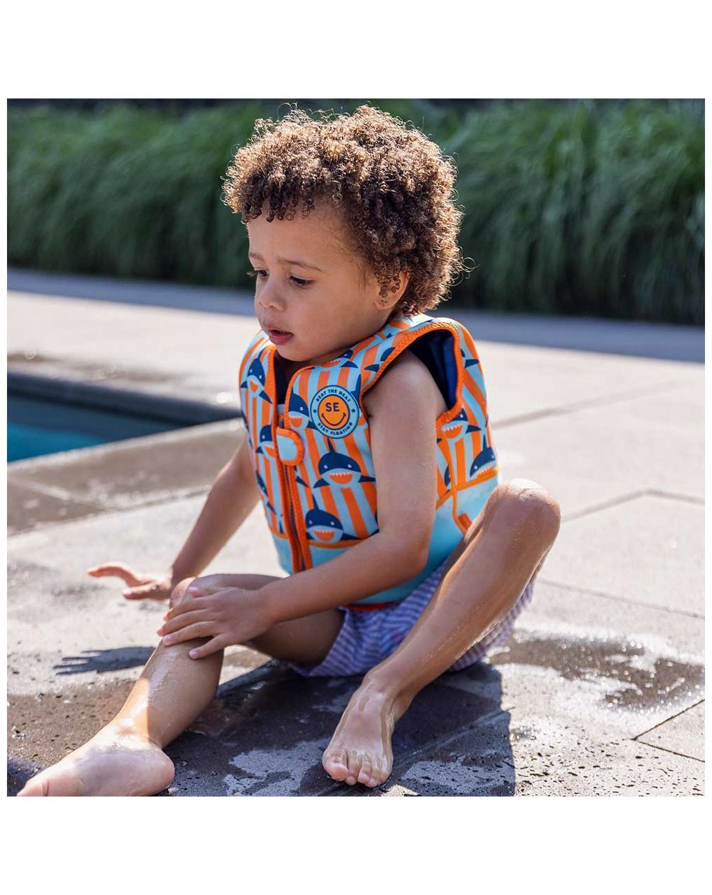 Swim essentials: σωσίβιο γιλέκο για 18-30 κιλά "shark" swe-2020se160 - Swim Essentials