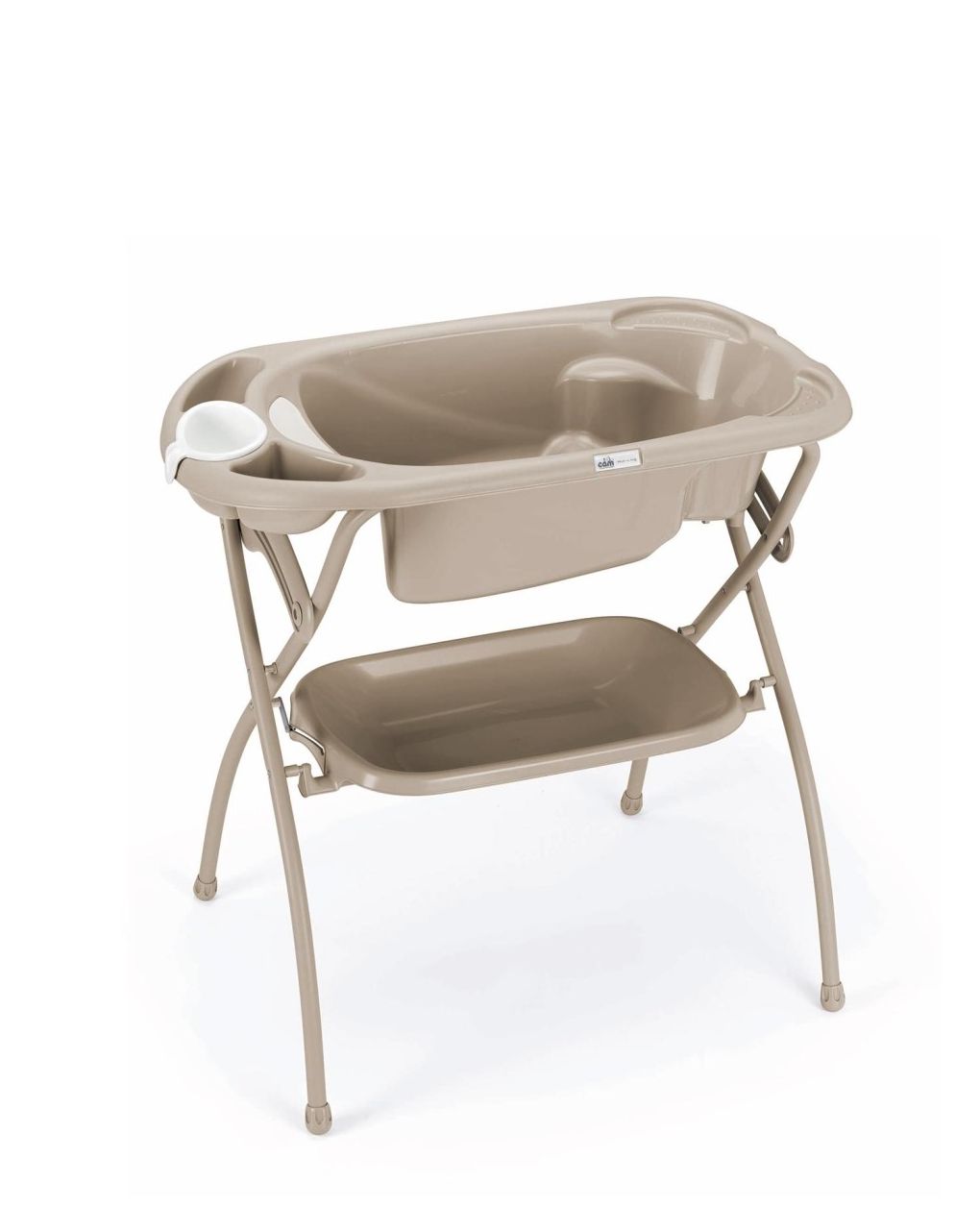 Cam μπανιέρα κit bango βάση-μπανιέρα και ράφι col v18 μπεζ (a-525-v18) - Cam