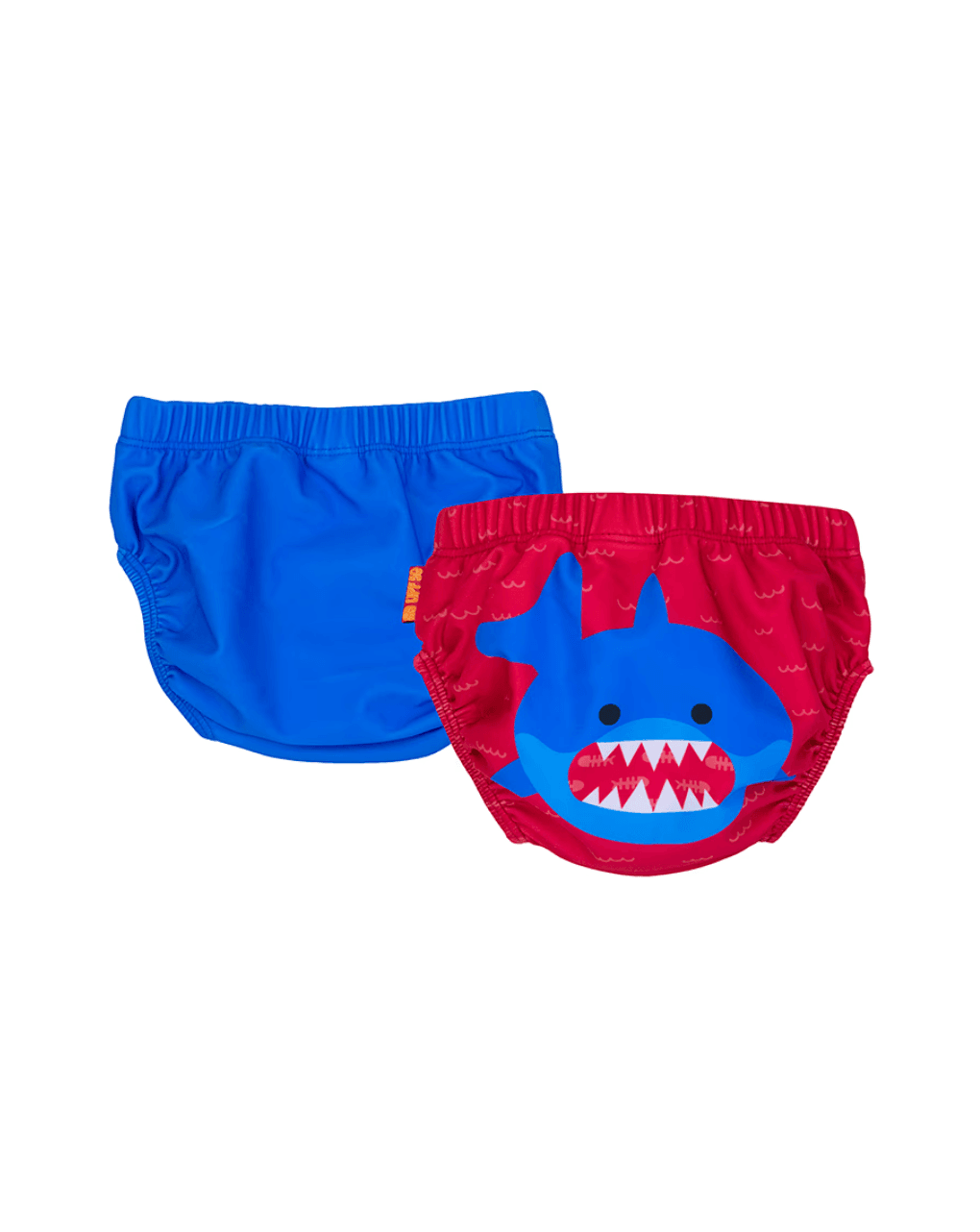 Zoocchini σετ μαγιό πάνα 2 τμχ sherman the shark upf50+ για αγόρι