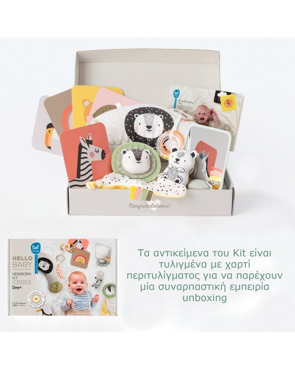 Taf toys σετ δραστηριοτήτων νεογέννητου develop & play kit t-12915 - Taf-toys