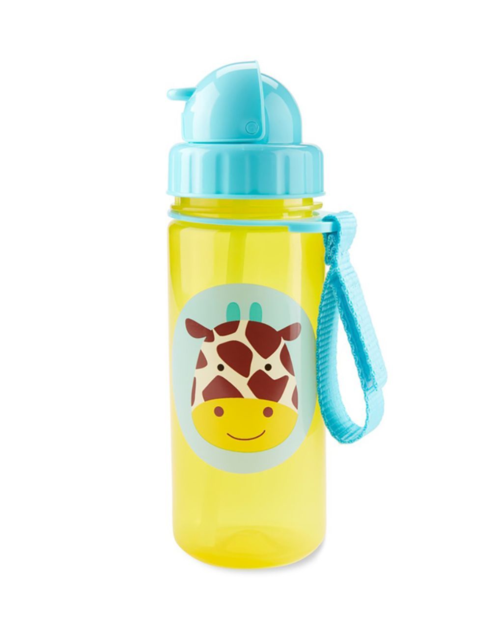 Skip hop zoo πλαστικό παγούρι με καλαμάκι 384.5ml giraffe 9n568210 - SKIP HOP