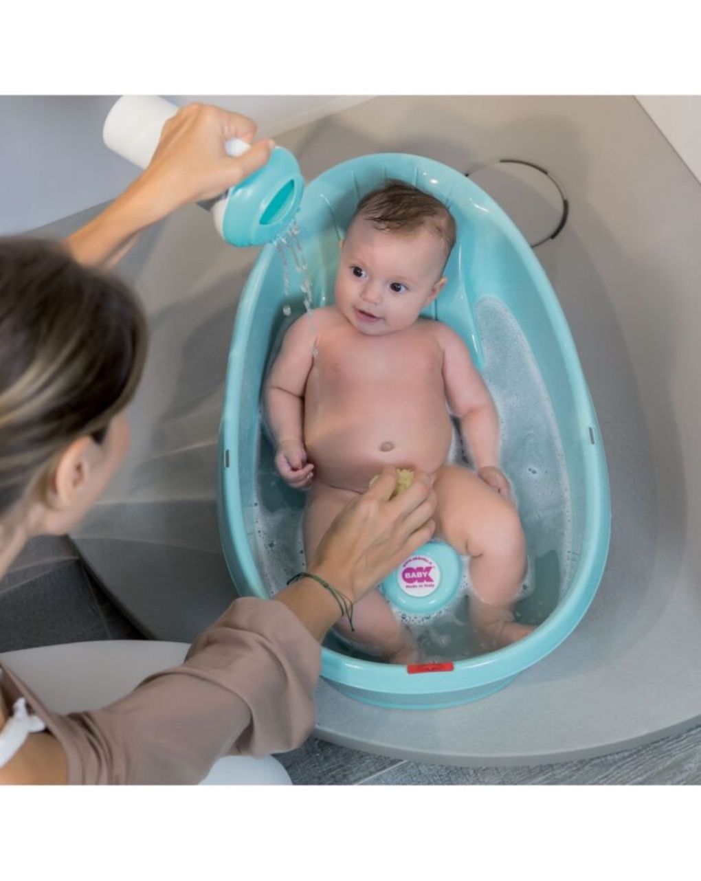 Ok baby μπανάκι μωρού onda λευκό 0-12 μηνών - Okbaby