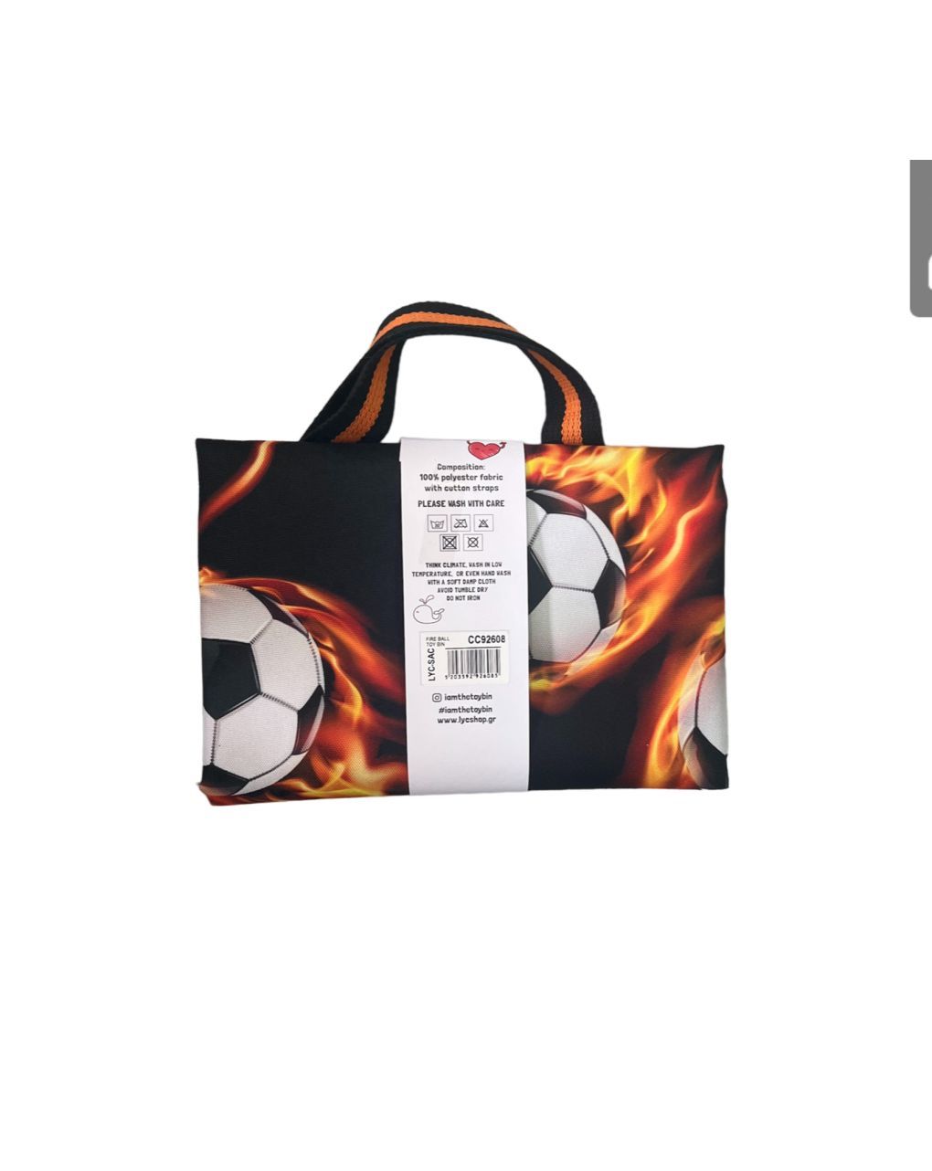 The toy bin μεγάλος σάκος αποθήκευσης παιχνιδιών bin fireball cc92608 - THE TOY BIN