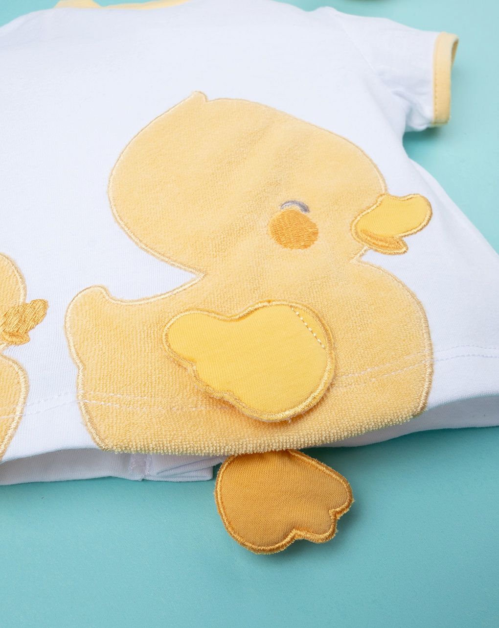 βρεφικό σετ t-shirt και σορτσάκι με παπάκια για αγόρι - Prénatal