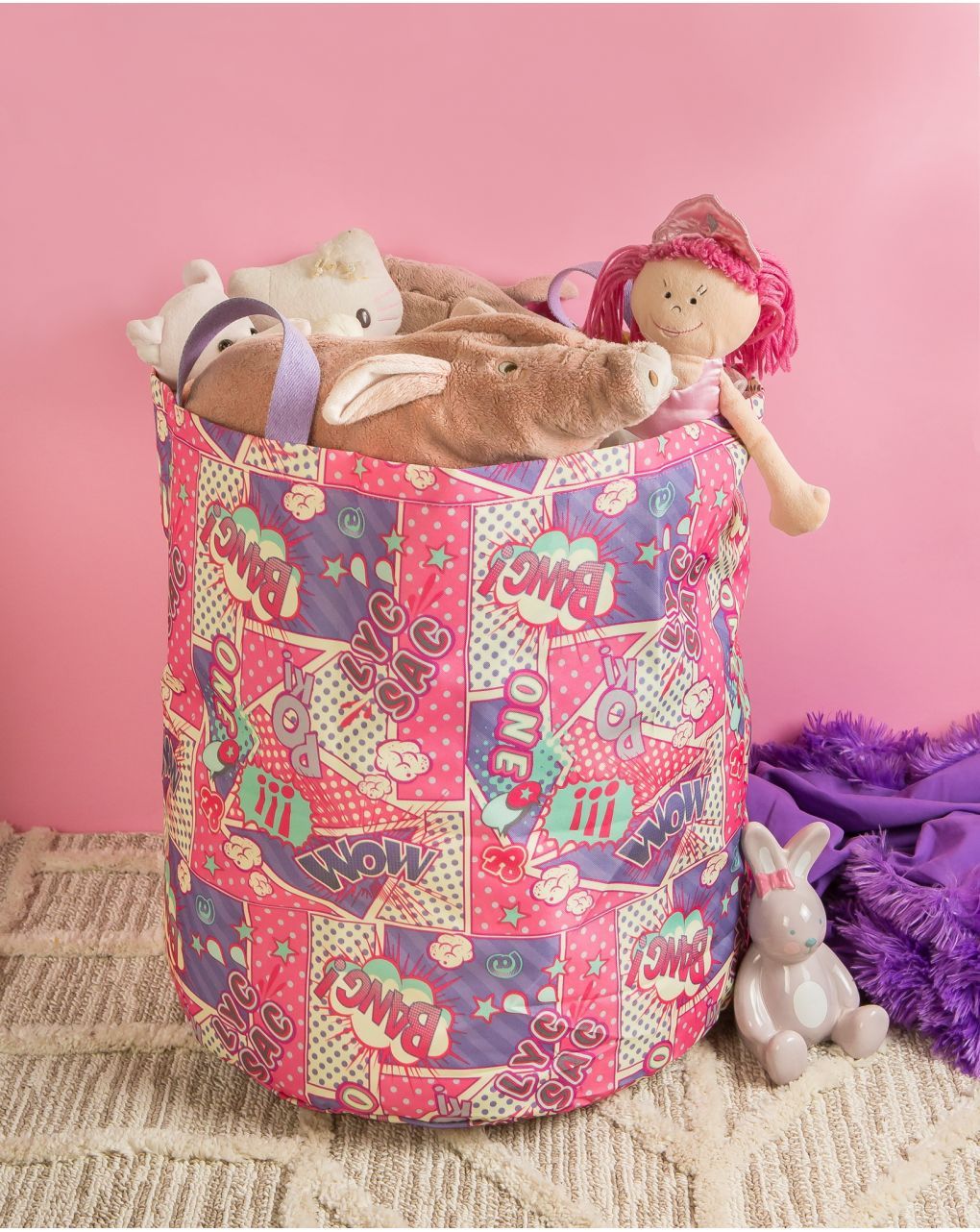 The toy bin μεγάλος σάκος αποθήκευσης παιχνιδιών bang bang cc82308 - THE TOY BIN