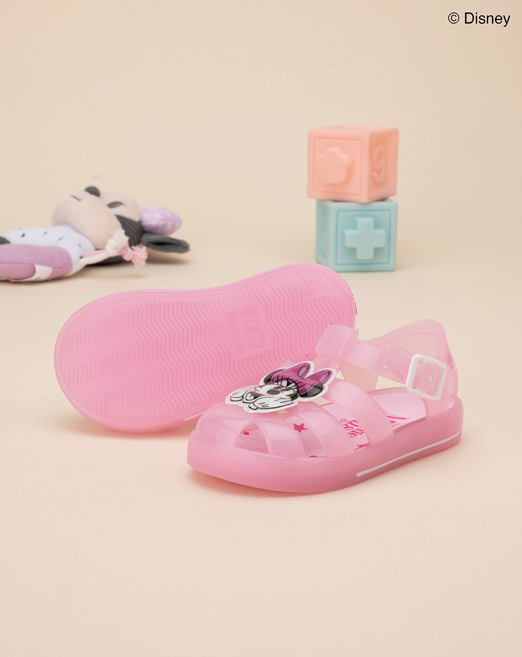 σανδάλια θαλάσσης ροζ με τη minnie για κορίτσι - Silverlit