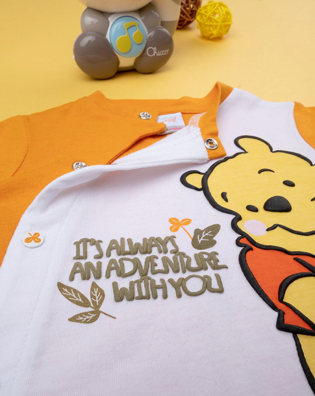 βρεφικό φορμάκι κοντό με το winnie για αγόρι - Prénatal