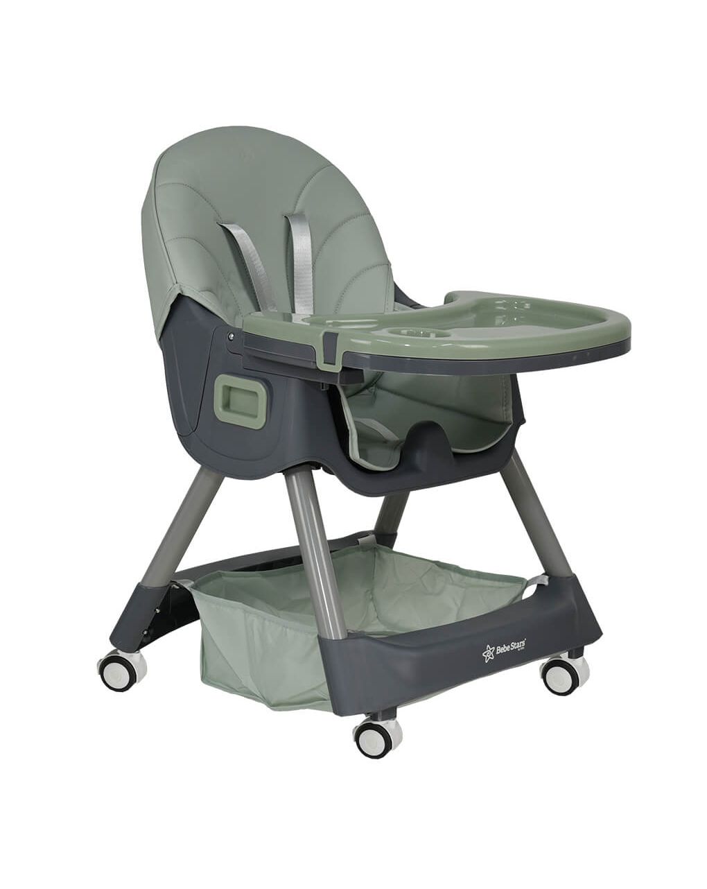 Bebe stars καρέκλα φαγητού meal 2 in 1 mint 899-184 - Bebe Stars