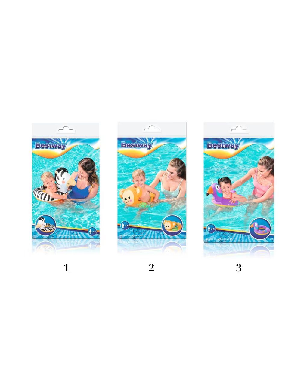 Bestway φουσκωτή κουλούρα με ζωάκια (διάφορα σχέδια) - Bestway