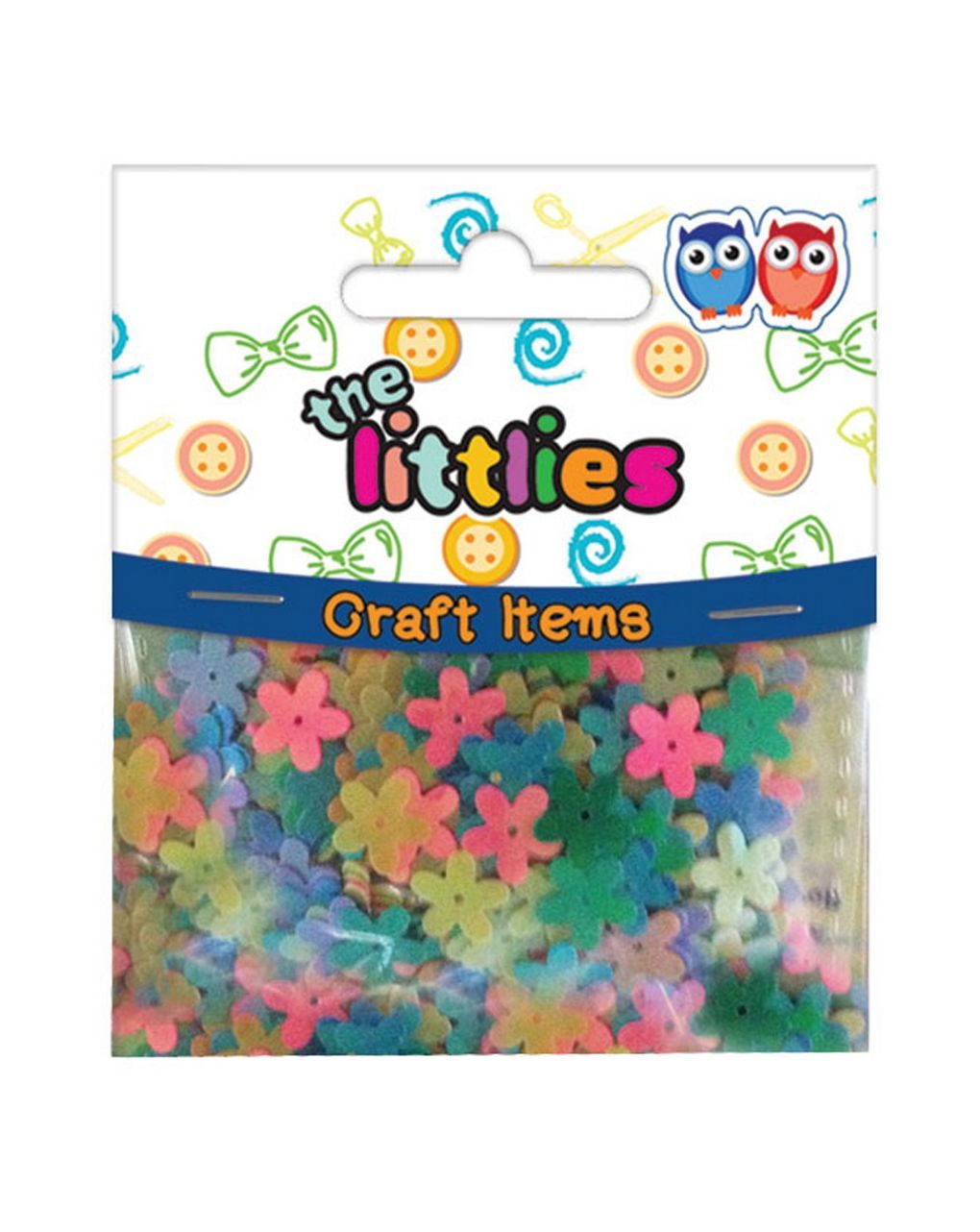 πούλιες χειροτεχνίας the littlies πολύχρωμα λουλούδια 10gr. 000646068 - The littlies