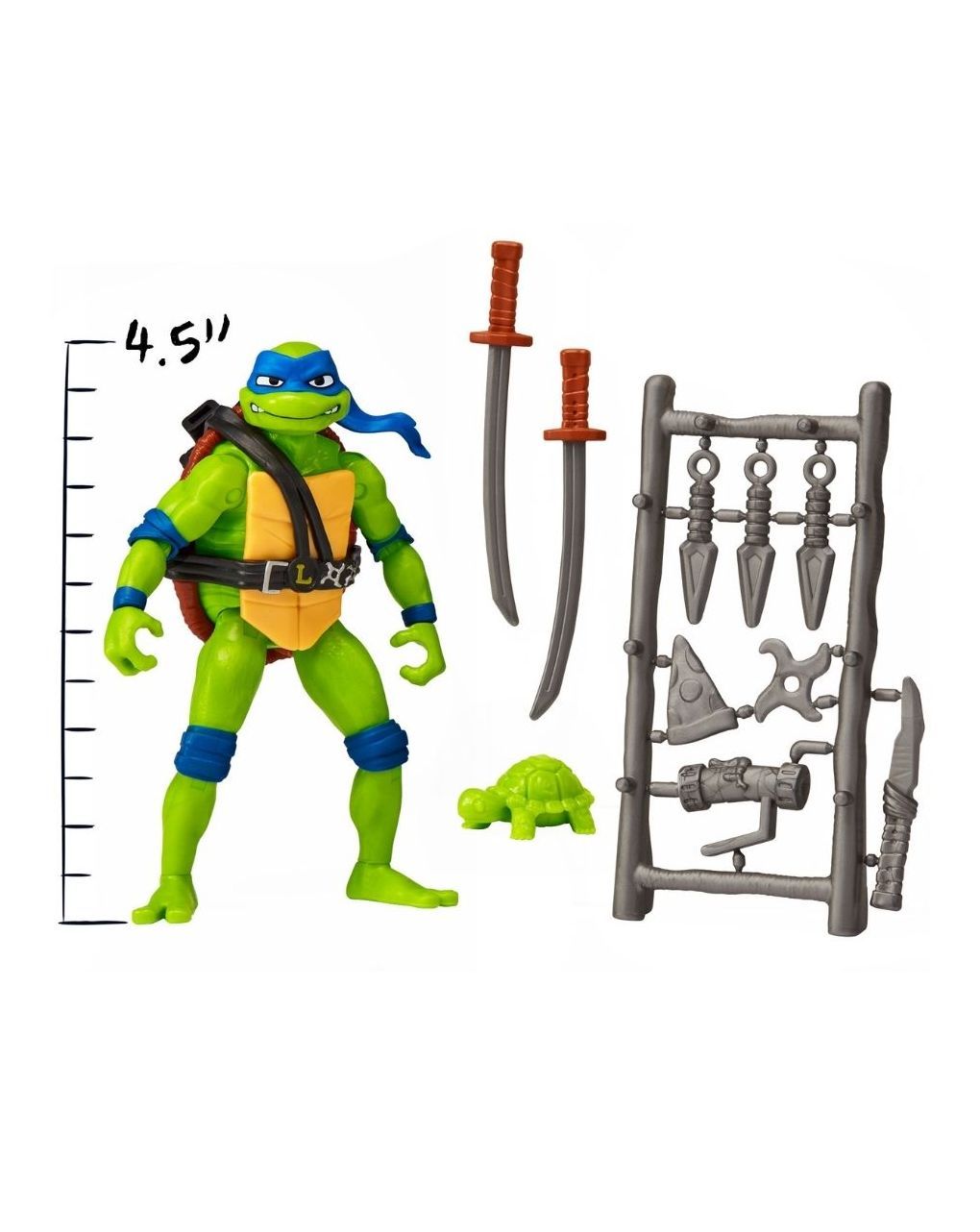 Tmnt movie χελωνονιντζάκια βασικη φιγούρα δράσης (7 σχέδια) tu805000 - TURTLES NINJA