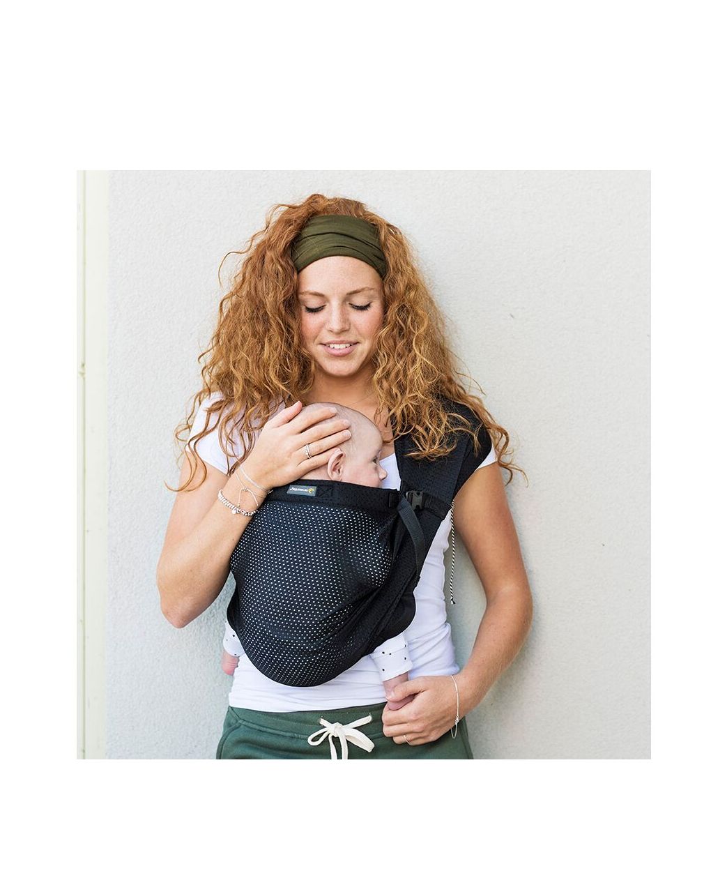 Mini monkey αδιάβροχος βρεφικός μάρσιπος mini sling black - ΜΙΝΙ ΜΟΝΚΕΥ