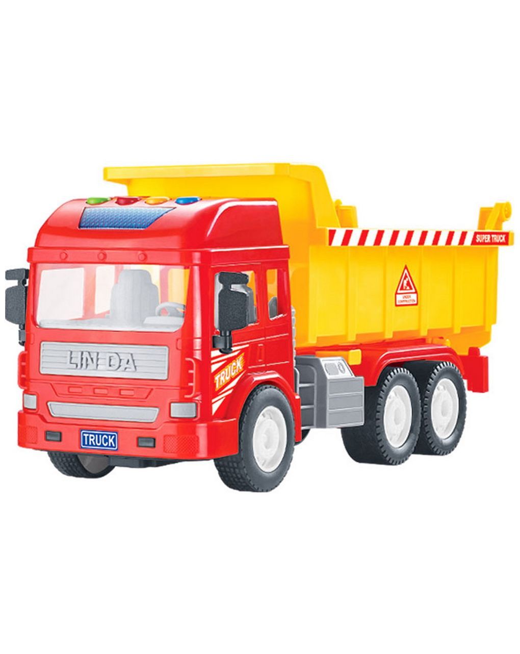 φορτηγό οικοδομής luna toys με φως και μουσική  000621337 - LUNA