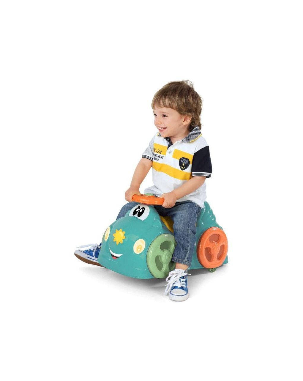 Chicco αυτοκινητάκι γύρω γύρω όλοι eco+ τιρκουάζ z01-11113-20 - Chicco