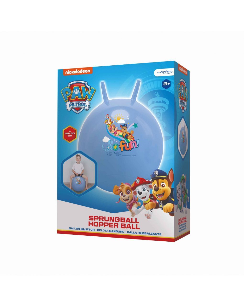 John μπάλα χοπ-χοπ 45-50cm paw patrol 59546 - John Hellas