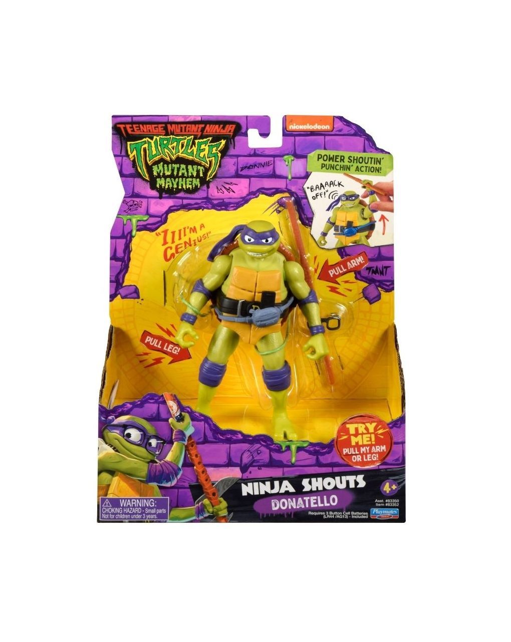 Tmnt movie χελωνονιντζάκια deluxe φιγούρες (4 σχέδια) tu800000 - TURTLES NINJA