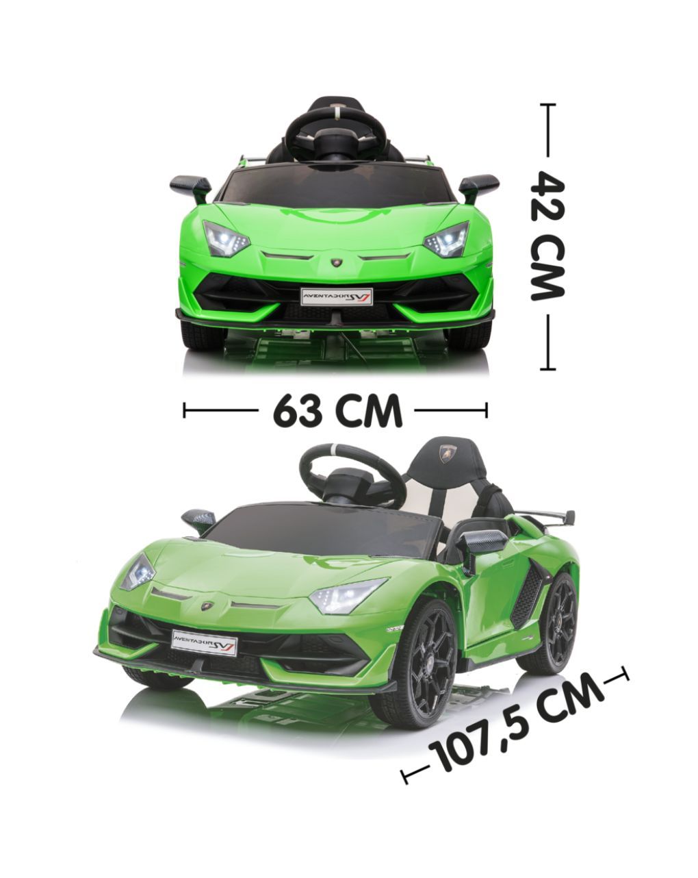 Sun & sport παιδικό ηλεκτροκίνητο αυτοκίνητο lamborghini πράσινο - Sun&Sport