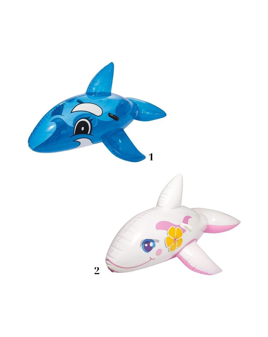 Bestway φουσκωτή φάλαινα ride-on με λαβές 157x94εκ - Bestway