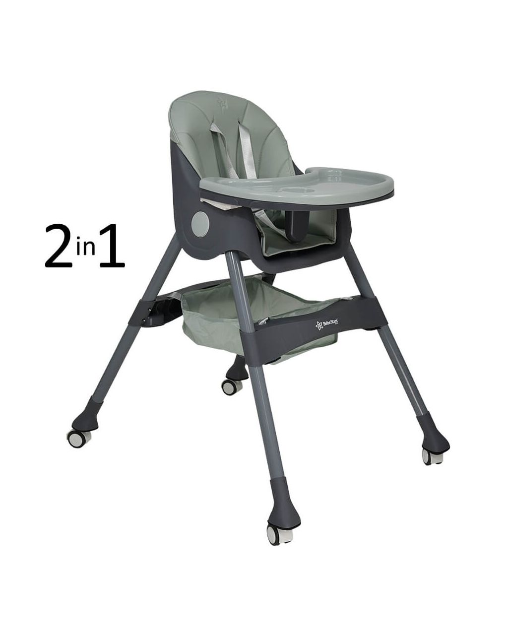 Bebe stars καρέκλα φαγητού cozy 2 in 1 mint 897-184 - Bebe Stars
