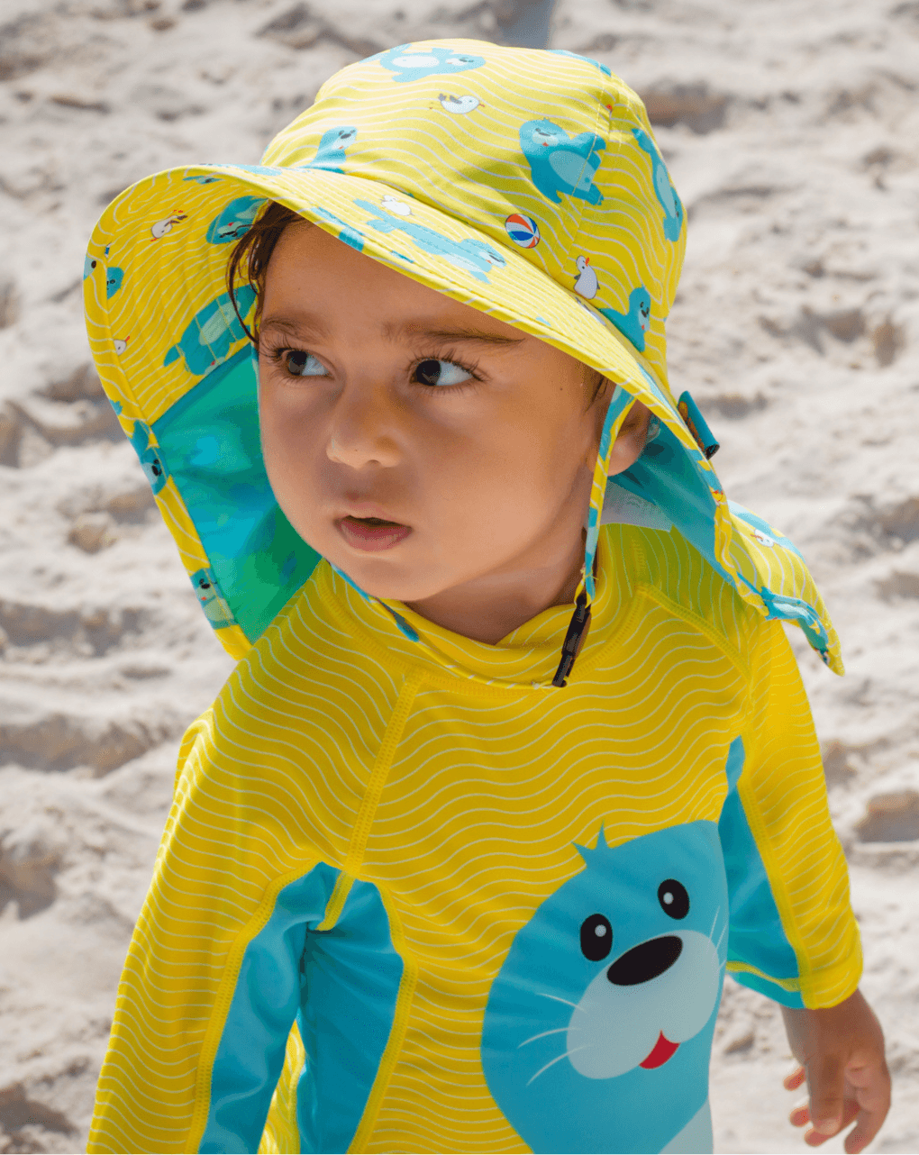 Zoocchini καπέλο λεγεωνάριου upf50 seal για αγόρι - Zoocchini