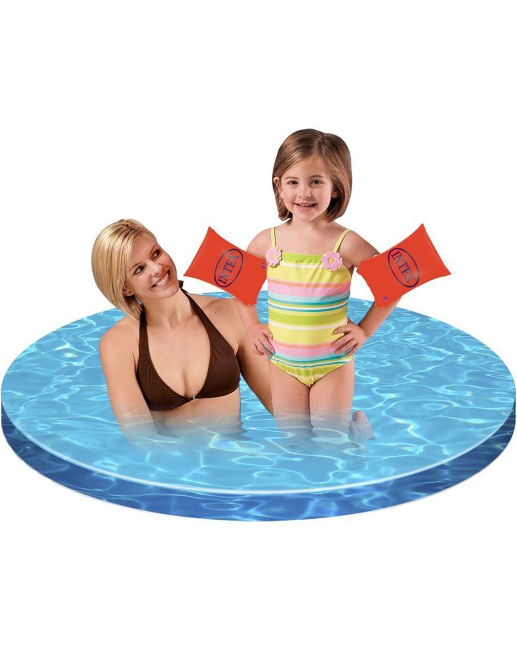 Intex large deluxe arm bands μεγάλα κυλινδρικά κόκκινα μπρατσάκια 30x15cm - Intex