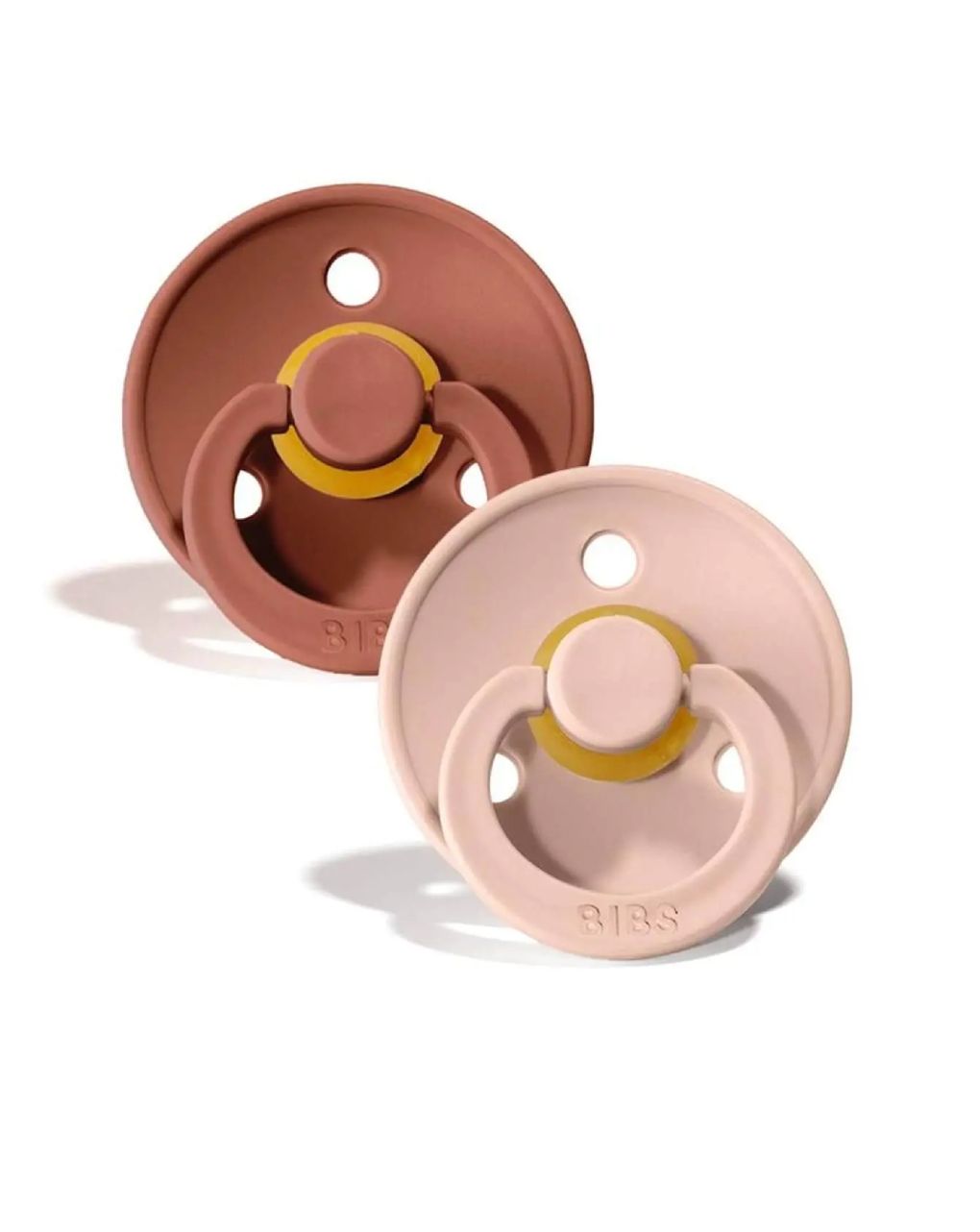 Bibs σετ πιπίλες colour 2τμχ καουτσούκ 18m+ woodchuck/blush 130215