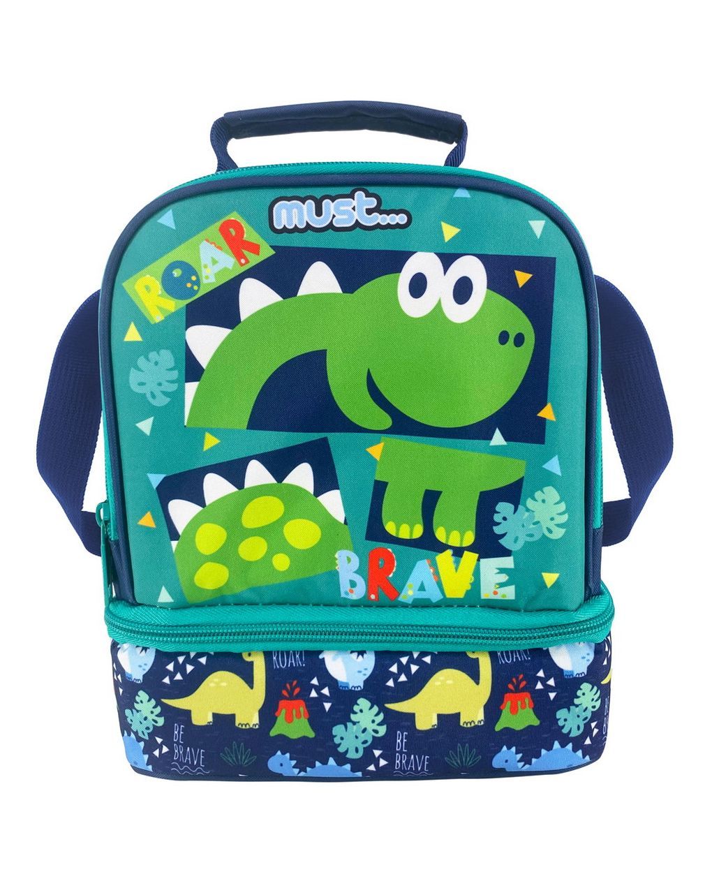 τσαντάκι φαγητού ισοθερμικό must yummy dino roar 000585116 - must