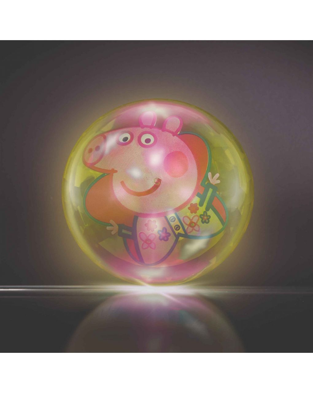John light up ball 100mm πέππα το γουρουνάκι 52146 - John Hellas