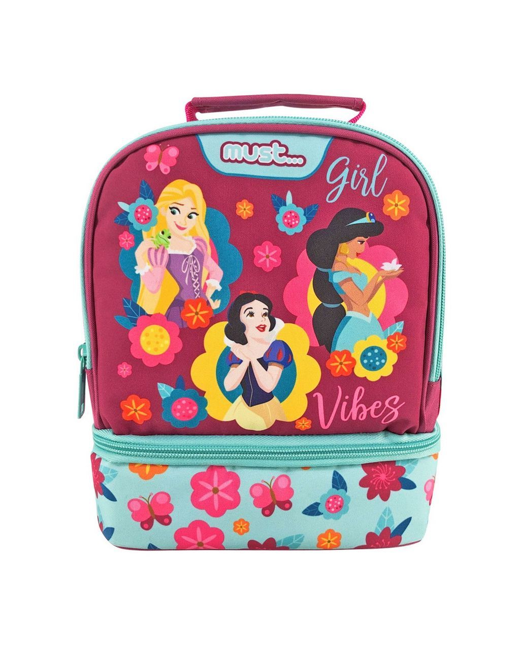 τσαντάκι φαγητού ισοθερμικό disney princess girl vibes must 2 θήκες 000563474 - must