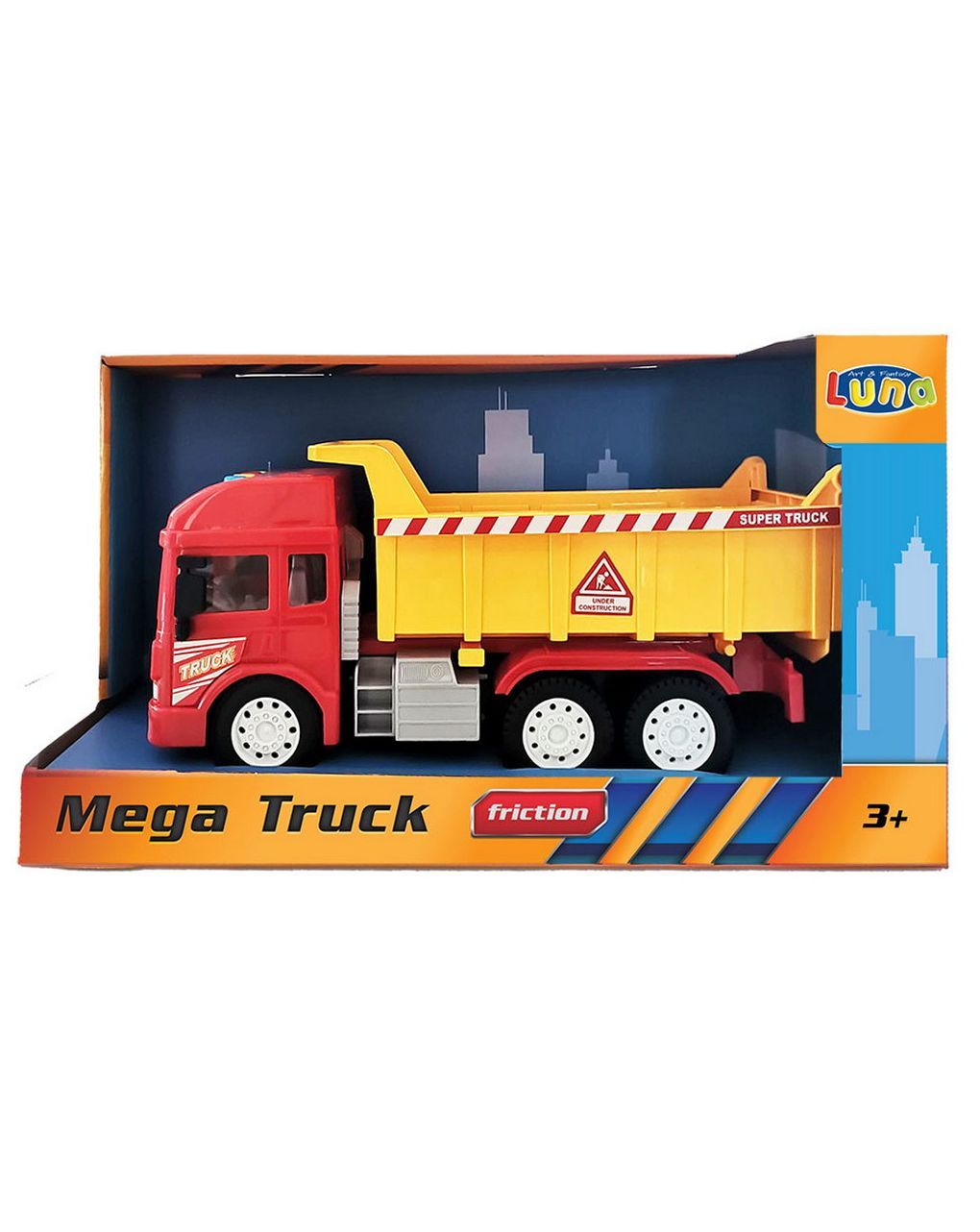 φορτηγό οικοδομής luna toys με φως και μουσική  000621337 - LUNA