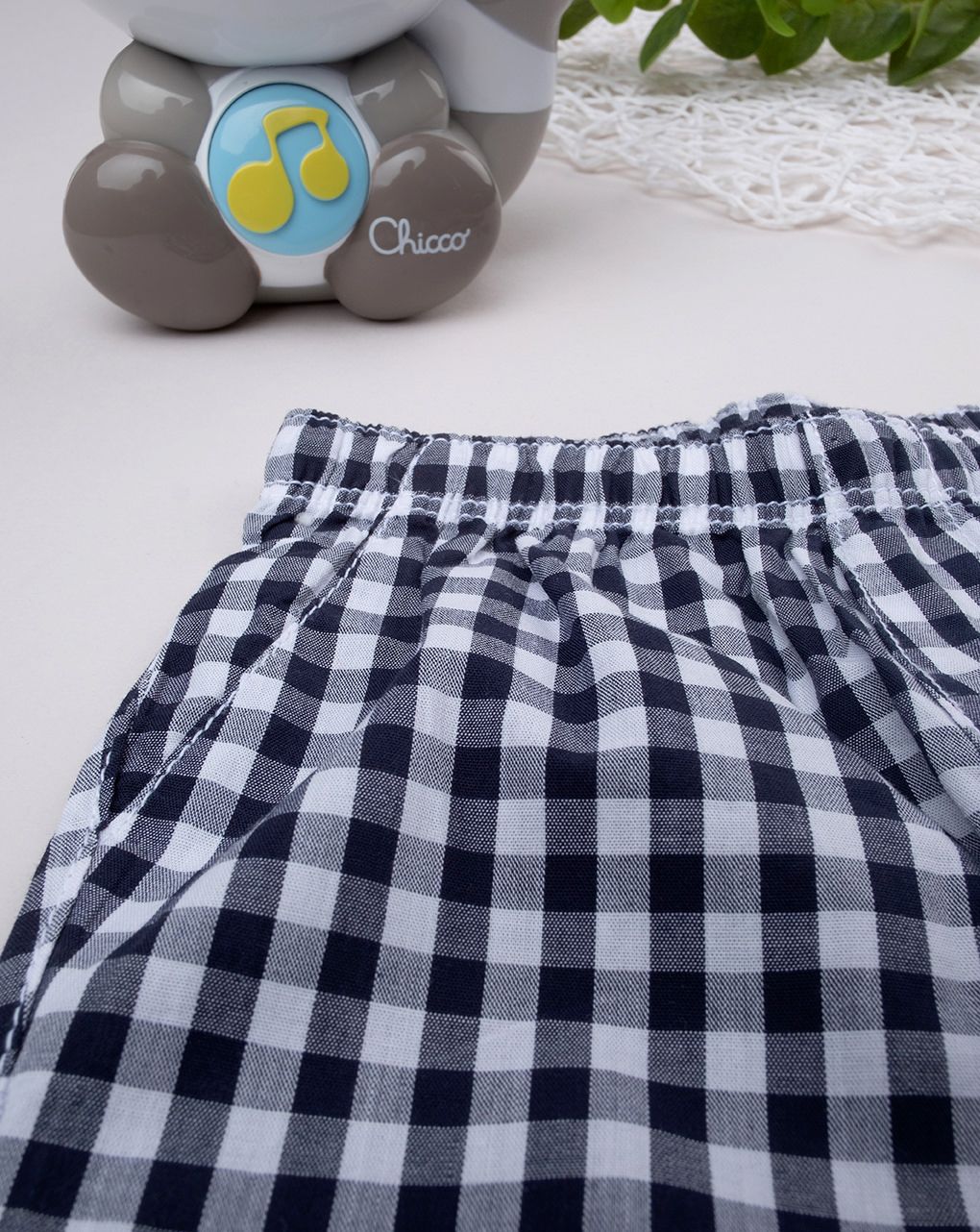 σετ t-shirt και σορτς καρό για αγόρι - Prénatal