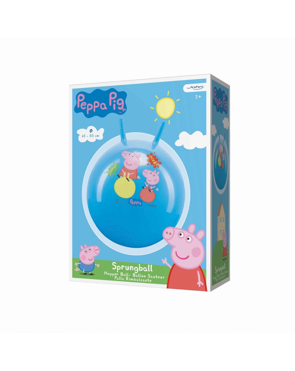 John μπάλα χοπ-χοπ 45-50cm πέππα το γουρουνάκι 59575 - John Hellas