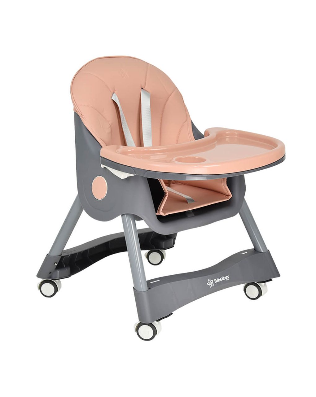 Bebe stars καρέκλα φαγητού cozy 2 in 1 peach 897-185 - Bebe Stars