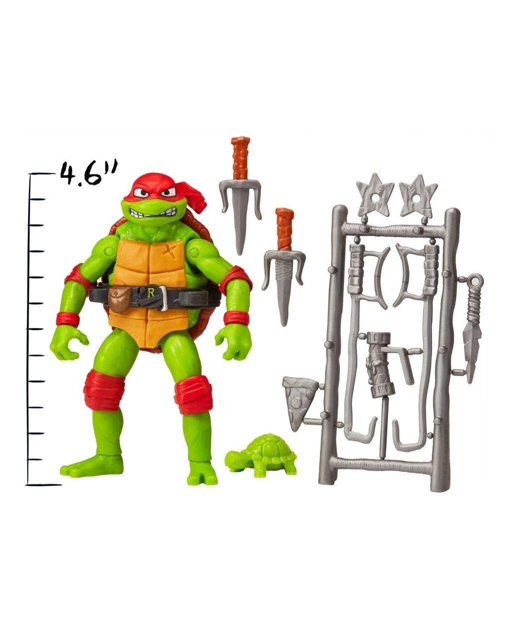 Tmnt movie χελωνονιντζάκια βασικη φιγούρα δράσης (7 σχέδια) tu805000 - TURTLES NINJA