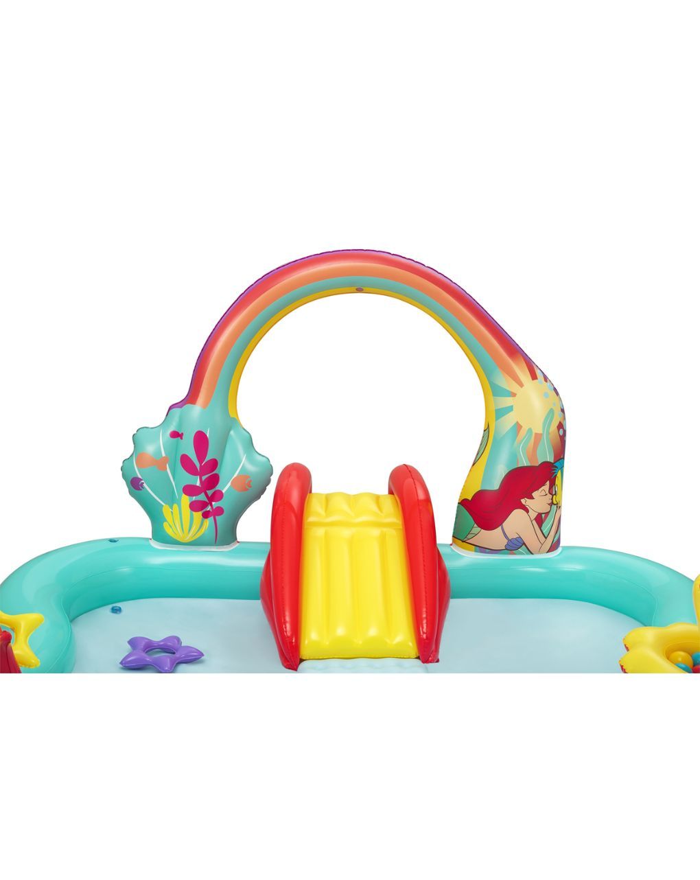 Bestway playcenter πισίνα disney μικρή γοργόνα με αξεσουάρ 221x193x117cm - Bestway