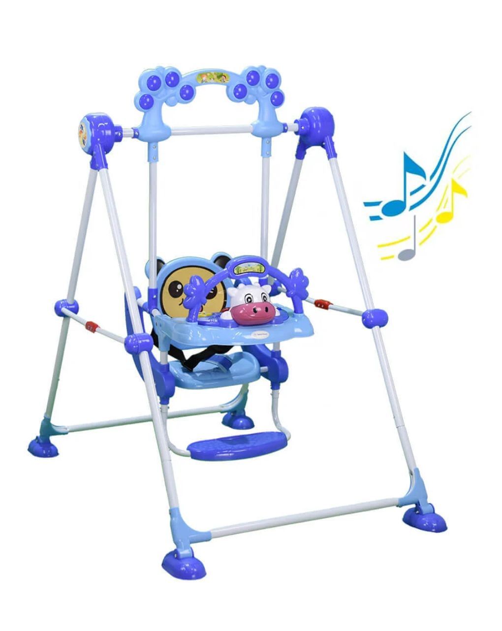 Bebe stars παιδική κούνια cow blue 021-181 - Bebe Stars